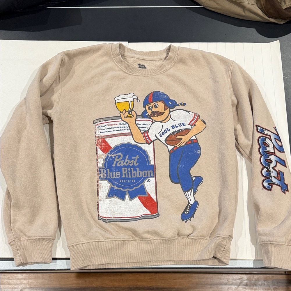 PBR Beige crew neck sweatshirt